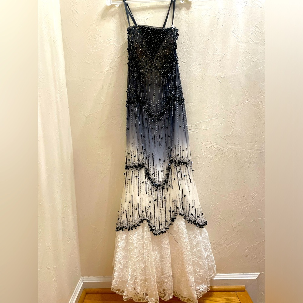 Heavily Beaded Prom Dress